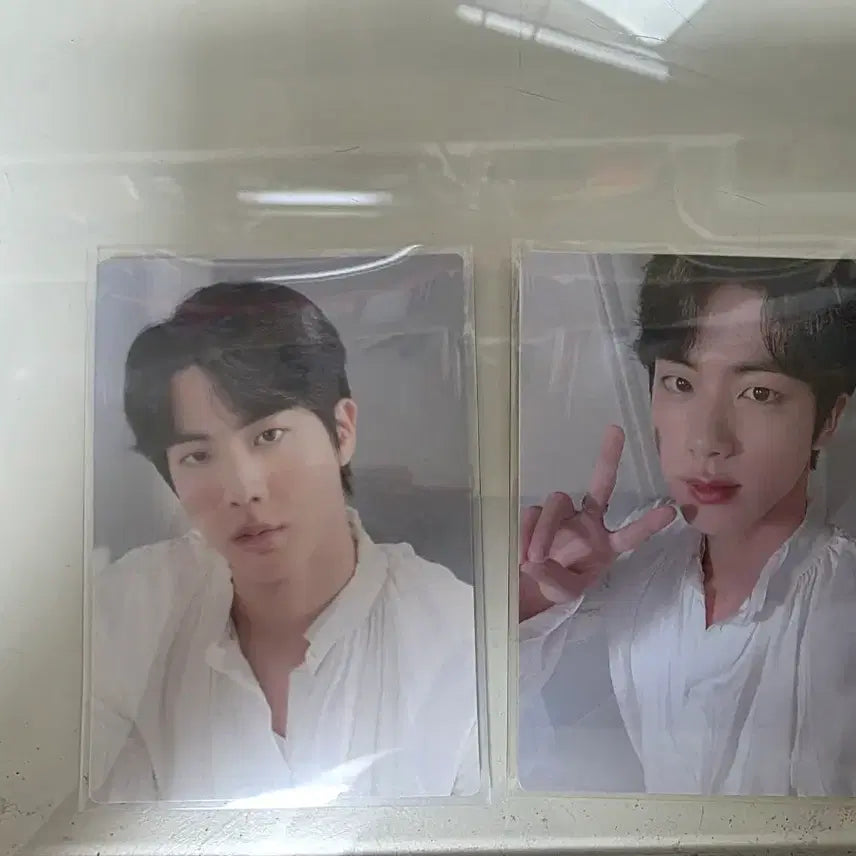 [BUNJANG] BTS Jin Bang Bang Con Photocard Holder Keyring / (2장) 방탄소년단 bts 방방콘 카드홀더 키링 진 석진 포카