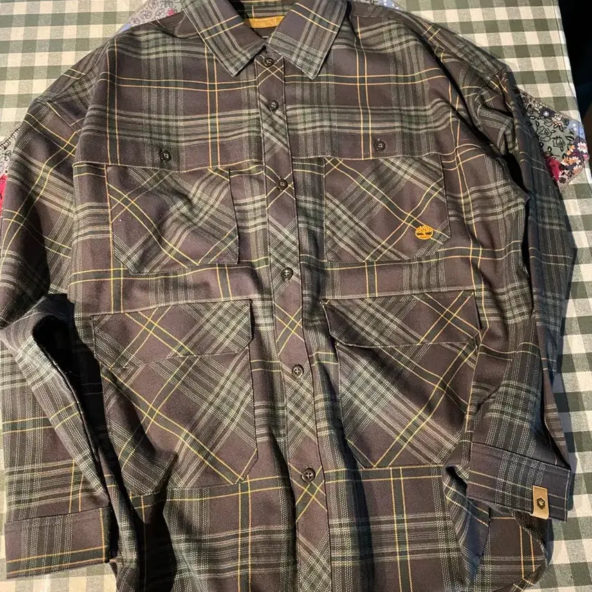 [BUNJANG] Timberland Utility Pocket Check Shirt / 팀버랜드 유틸리티 포켓 체크셔츠