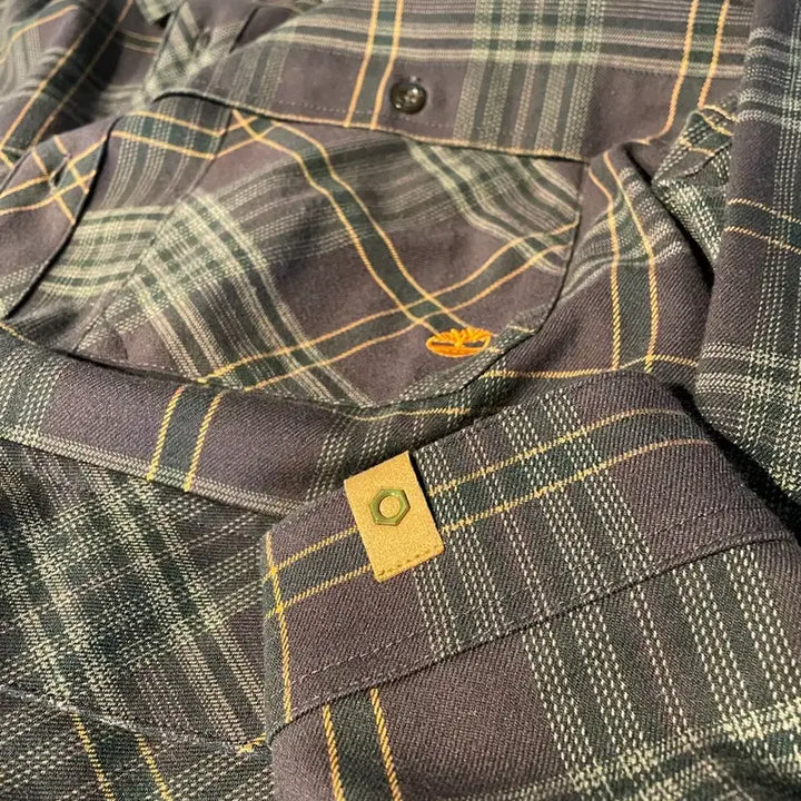 [BUNJANG] Timberland Utility Pocket Check Shirt / 팀버랜드 유틸리티 포켓 체크셔츠