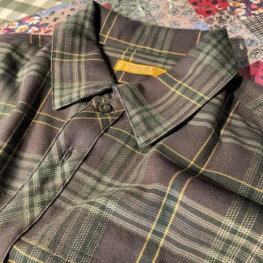 [BUNJANG] Timberland Utility Pocket Check Shirt / 팀버랜드 유틸리티 포켓 체크셔츠