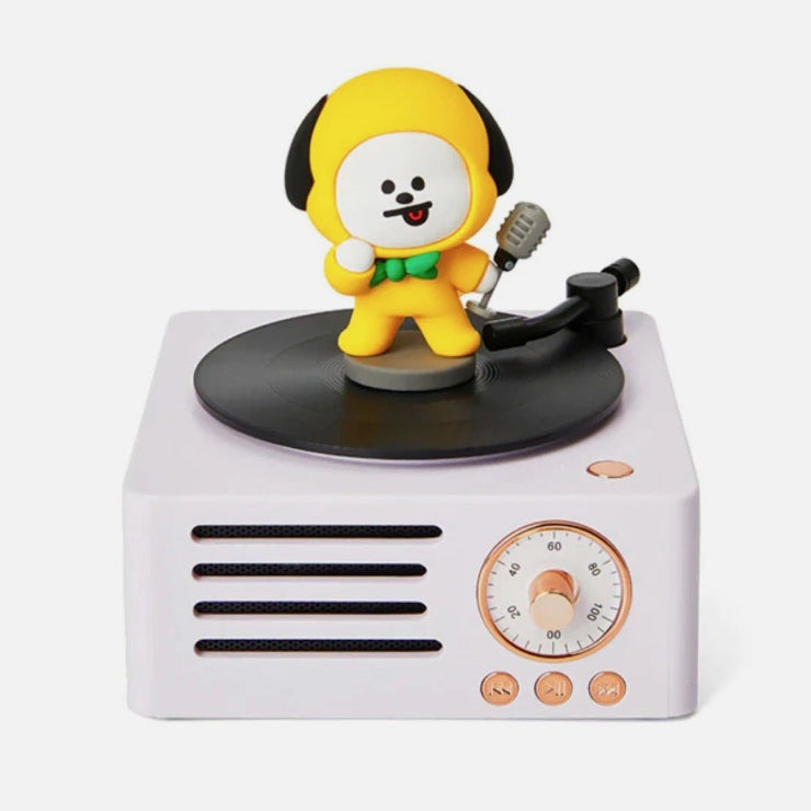 [BUNJANG] BT21 Chimmy Bluetooth Turntable Speaker / BTS BT21 턴테이블 블루투스 스피커 치미 새제품