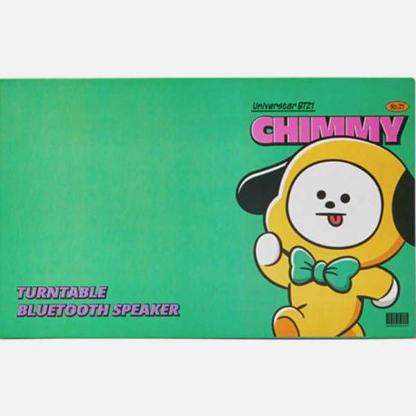 [BUNJANG] BT21 Chimmy Bluetooth Turntable Speaker / BTS BT21 턴테이블 블루투스 스피커 치미 새제품