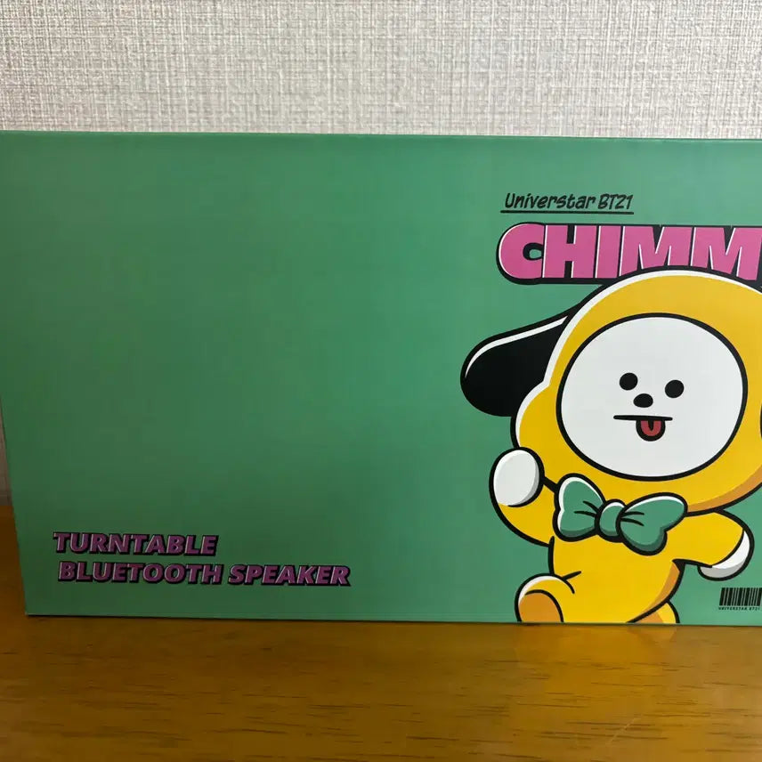 [BUNJANG] BT21 Chimmy Bluetooth Turntable Speaker / BTS BT21 턴테이블 블루투스 스피커 치미 새제품