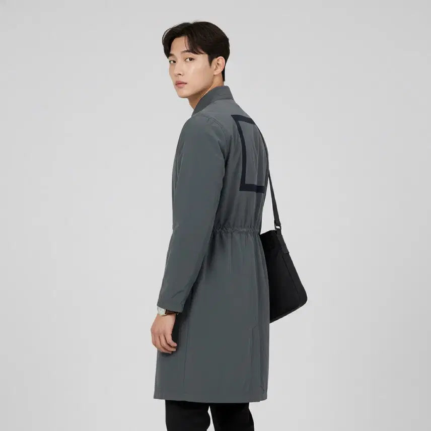 [BUNJANG] 8 Seconds Nylon Mac Coat Charcoal / (미착용 새상품) 에잇세컨즈 남성 나일론 맥코트 차콜