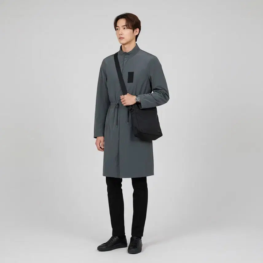 [BUNJANG] 8 Seconds Nylon Mac Coat Charcoal / (미착용 새상품) 에잇세컨즈 남성 나일론 맥코트 차콜