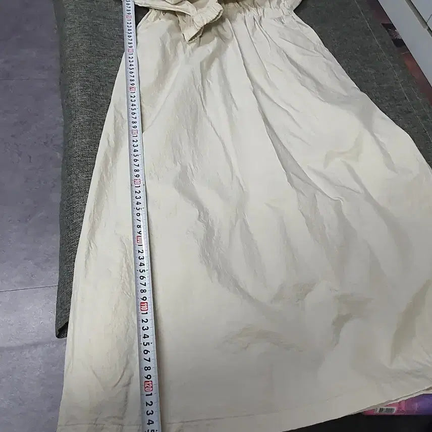 [BUNJANG] Beige Hooded Long Jumpsuit Skirt Set / RED 베이지 후드 롱 점프 A급 수트 .치마  택배비포함가