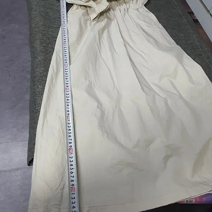 [BUNJANG] Beige Hooded Long Jumpsuit Skirt Set / RED 베이지 후드 롱 점프 A급 수트 .치마  택배비포함가