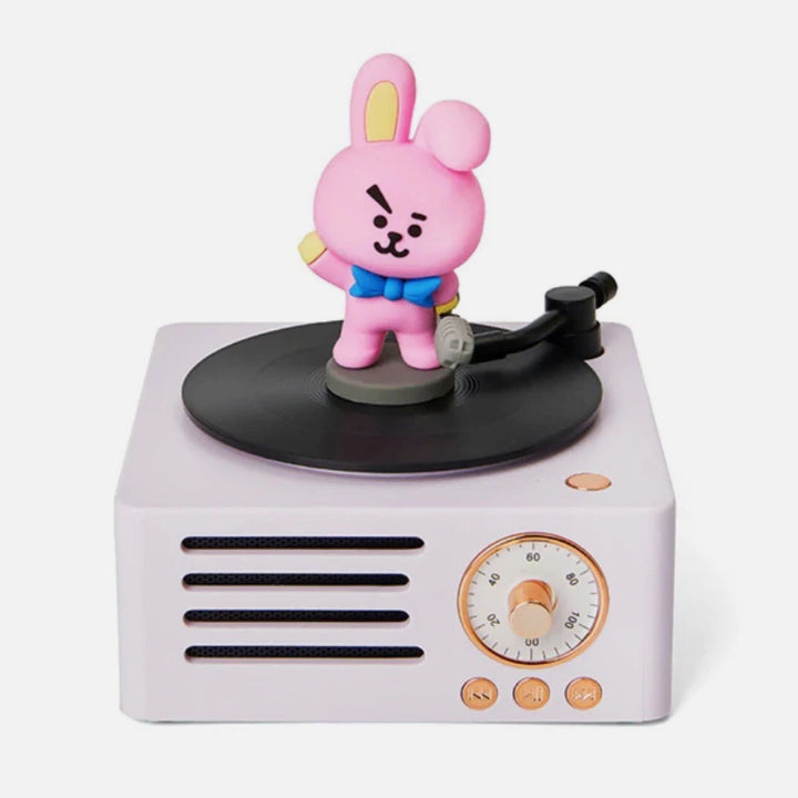 [BUNJANG] BT21 COOKY Bluetooth Turntable Speaker / BTS BT21 턴테이블 블루투스 스피커 쿠키 새제품