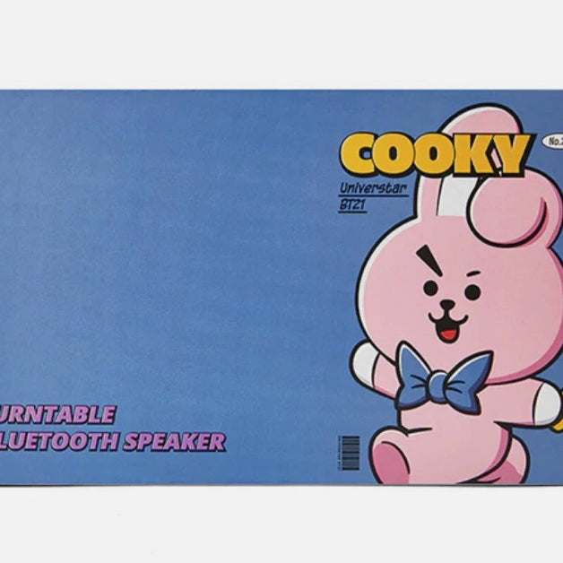 [BUNJANG] BT21 COOKY Bluetooth Turntable Speaker / BTS BT21 턴테이블 블루투스 스피커 쿠키 새제품