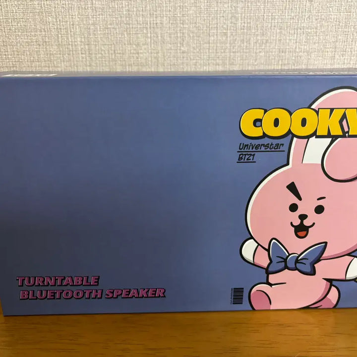[BUNJANG] BT21 COOKY Bluetooth Turntable Speaker / BTS BT21 턴테이블 블루투스 스피커 쿠키 새제품