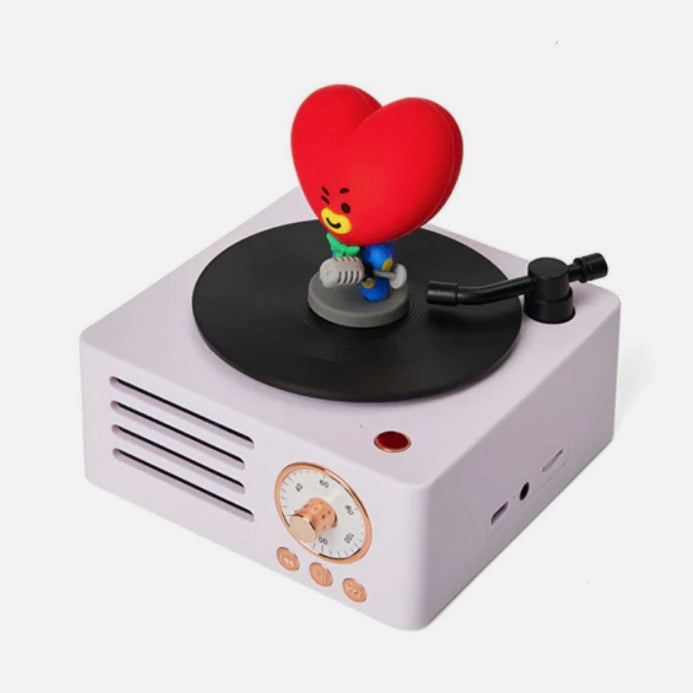 [BUNJANG] BT21 Tata Bluetooth Turntable Speaker / BTS BT21 턴테이블 블루투스 스피커 타타 새제품