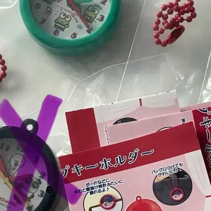 [BUNJANG] Sanrio Keroppi Watch Gacha Keyring / 산리오 케로케로케로피 시계 가챠 키링