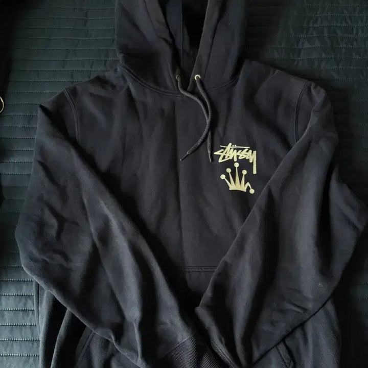 [BUNJANG] Stussy Crown Hoodie Navy / 빈티지 스투시 크라운 후드티 네이비
