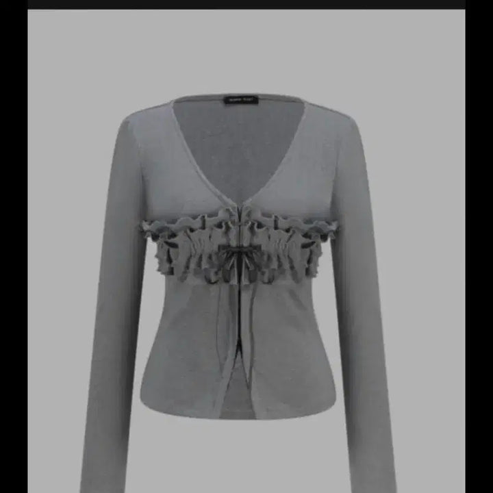 [BUNJANG] Runway Ticket Ending Ribbon Frill Cardigan / 런웨이티켓 ending ribbon frill cardigan
