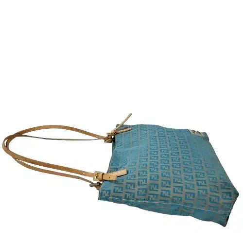 [BUNJANG] Fendi FF Zucchino Fabric Shoulder Bag / 정품 펜디 FF 주카 패브릭 숄더백