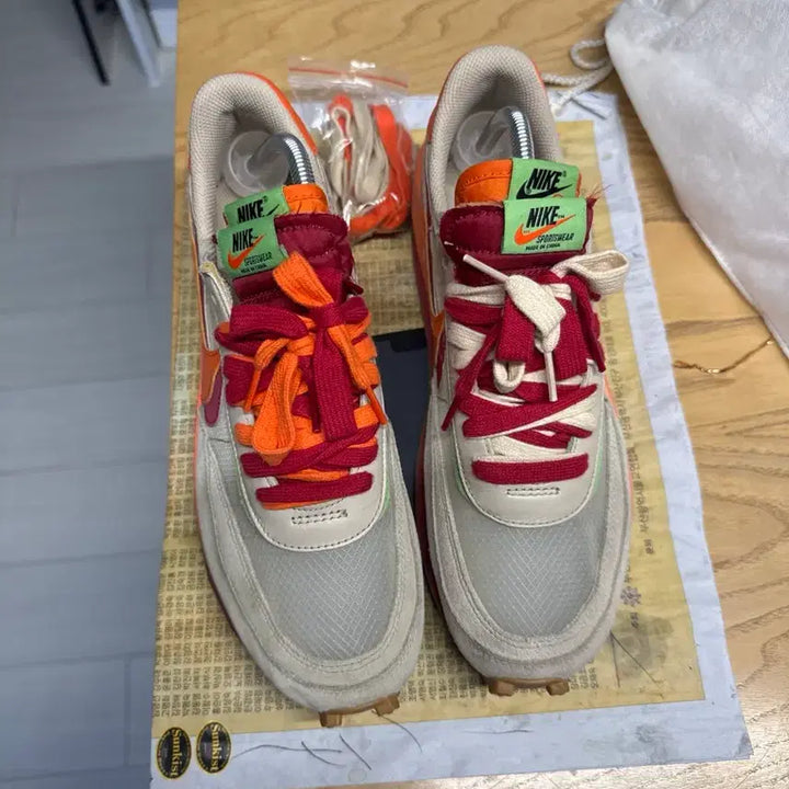 [BUNJANG] Nike Sacai Vaporwaffle Sesame Sneakers / 나이키 사카이 베이퍼 세서미 275mm 팝니다