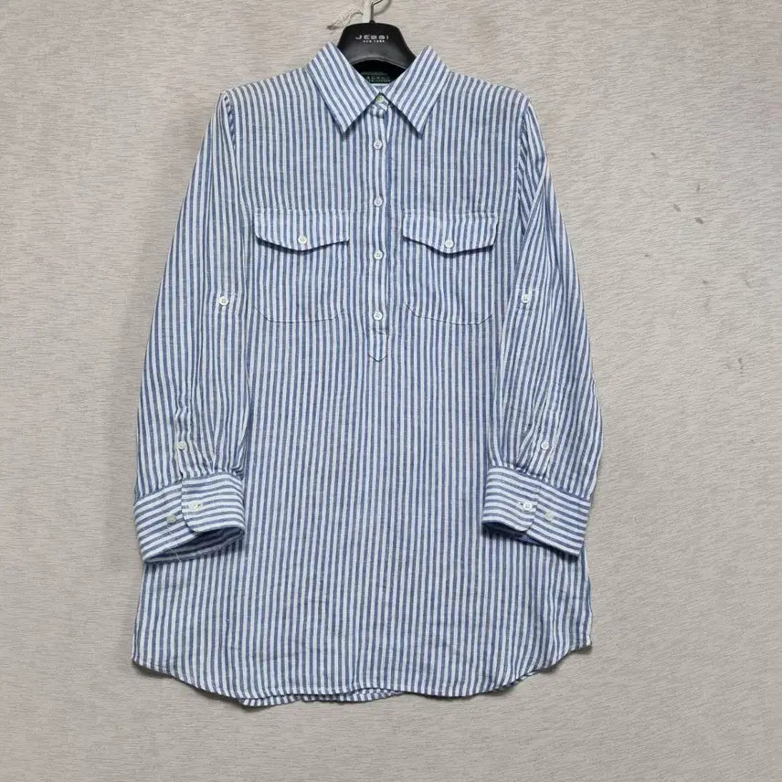 [BUNJANG] Ralph Lauren Linen Striped Shirt Women&