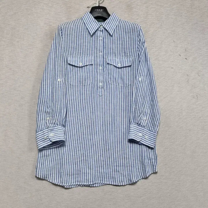 [BUNJANG] Ralph Lauren Linen Striped Shirt Women&