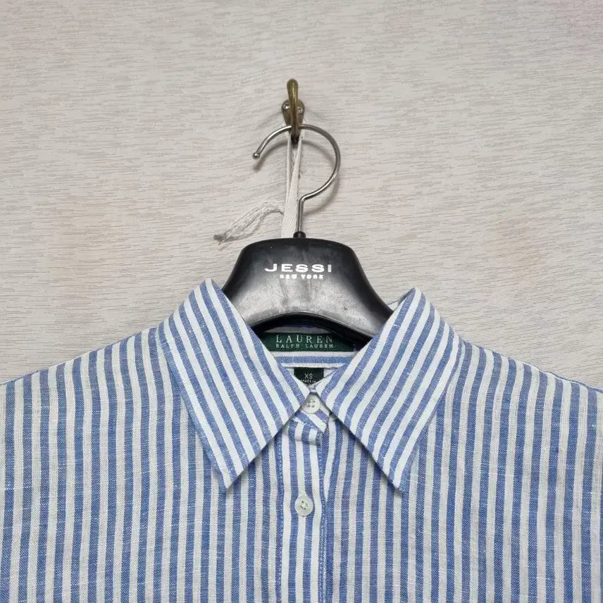 [BUNJANG] Ralph Lauren Linen Striped Shirt Women&