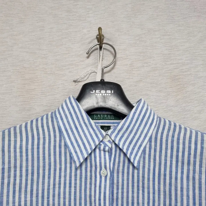 [BUNJANG] Ralph Lauren Linen Striped Shirt Women&