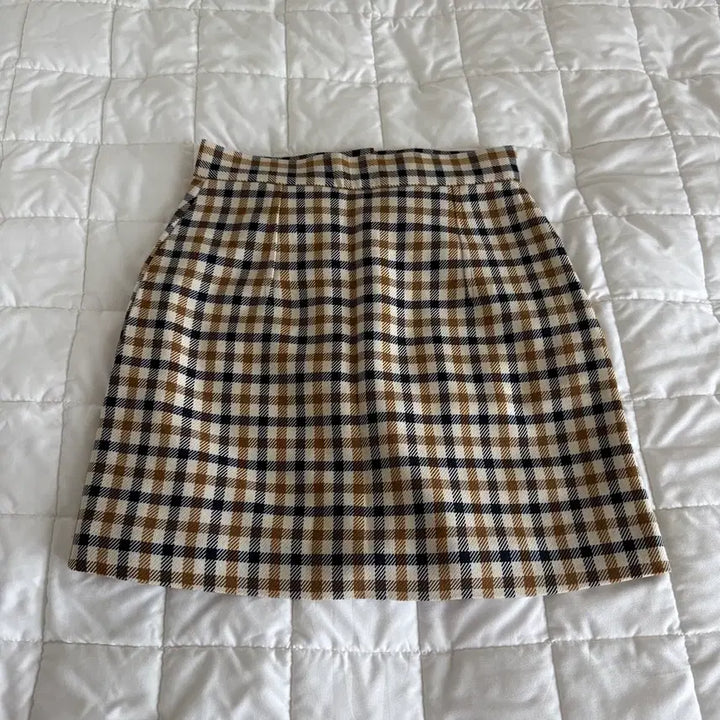 [BUNJANG] H&amp;M Checkered Skirt (EUR 34) / h&amp;m 체크 스커트, 25