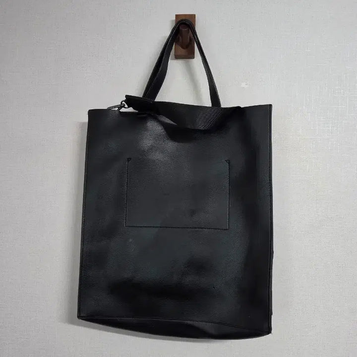 [BUNJANG] Jill Stuart Black Leather Tote and Crossbody Bag / 질스튜어트 블랙 가죽 토트백 겸 크로스백