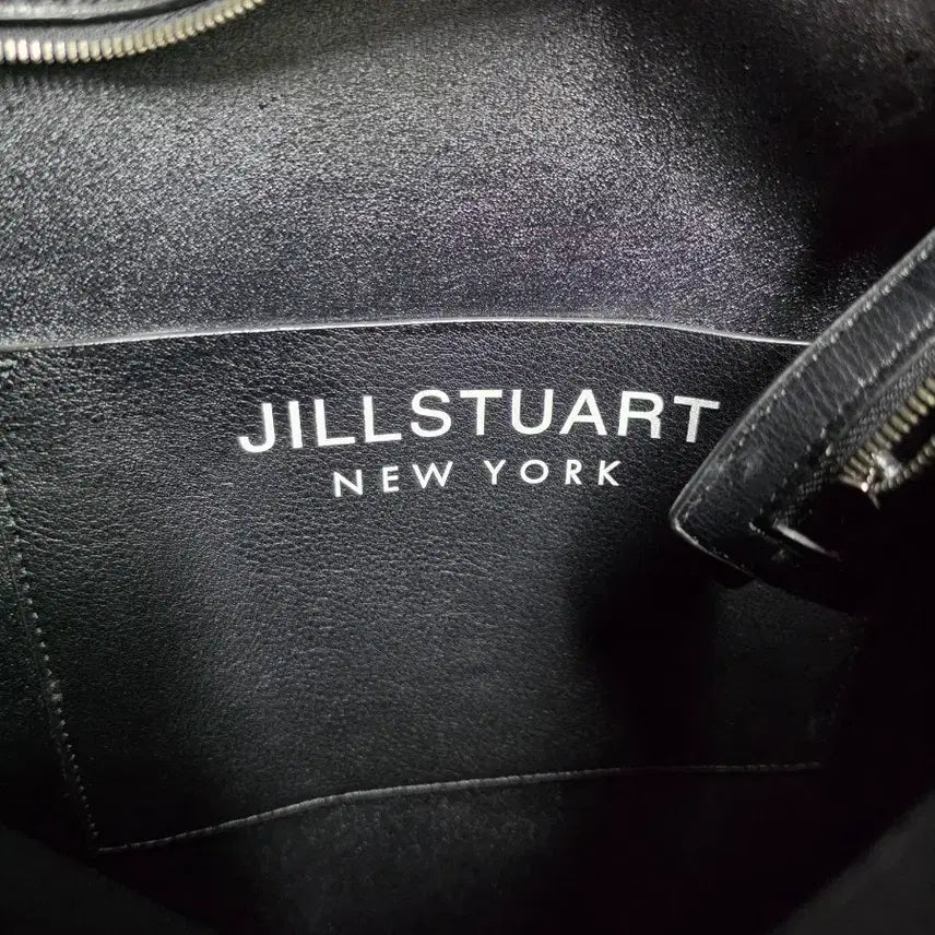 [BUNJANG] Jill Stuart Black Leather Tote and Crossbody Bag / 질스튜어트 블랙 가죽 토트백 겸 크로스백