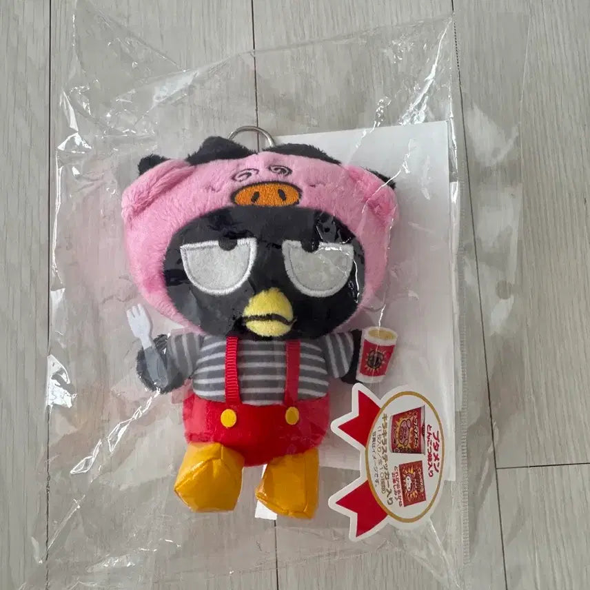 [BUNJANG] Butaman x Badtz-Maru Collaboration Mascot Plush Keychain / 부타맨x배드바츠마루 콜라보 마스코트인형