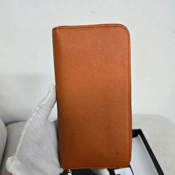 [BUNJANG] Prada Saffiano Zipper Long Wallet / [정품] 프라다 사피아노 지퍼돌이 장지갑