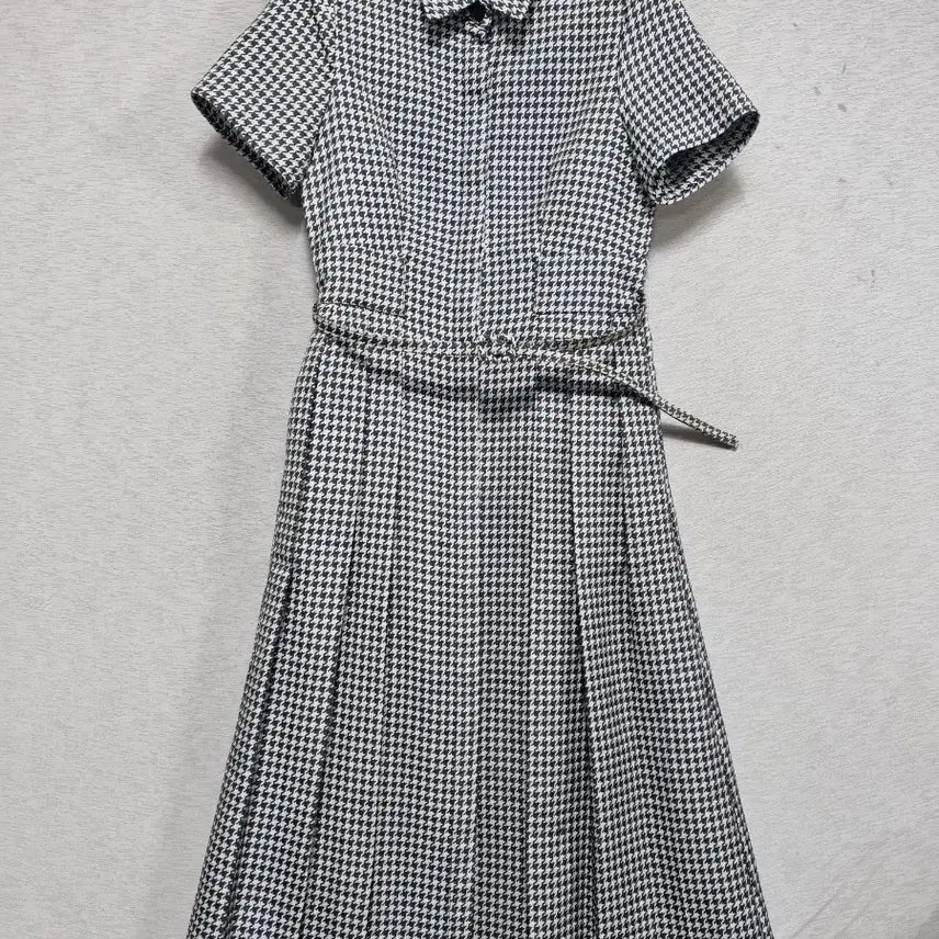 [BUNJANG] Christian Dior Jacquard Dress Houndstooth Pleated Skirt / ㅡ 크리스찬 디올 자가드 원피스 여44-슬55ㅡ0331