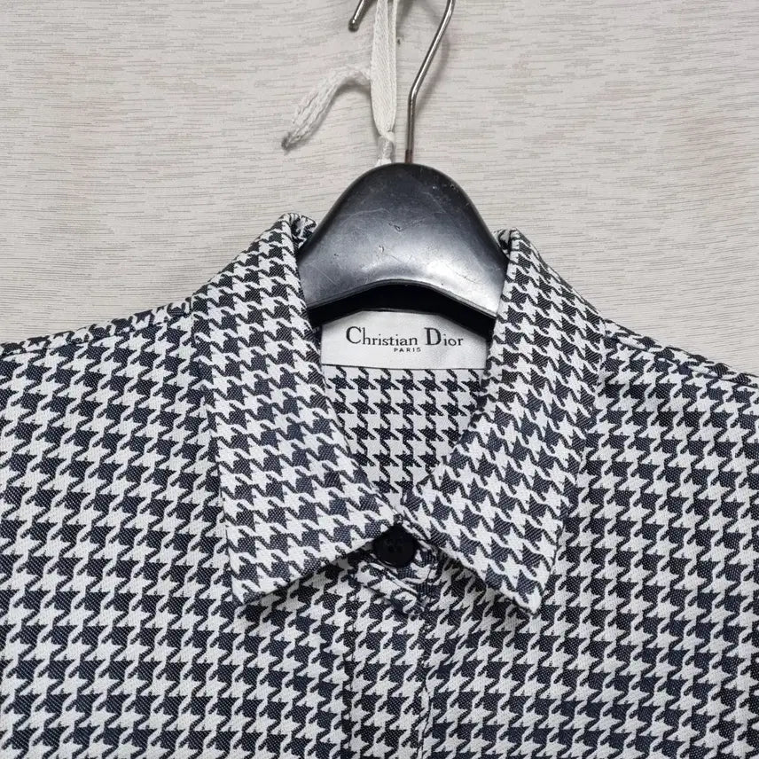 [BUNJANG] Christian Dior Jacquard Dress Houndstooth Pleated Skirt / ㅡ 크리스찬 디올 자가드 원피스 여44-슬55ㅡ0331