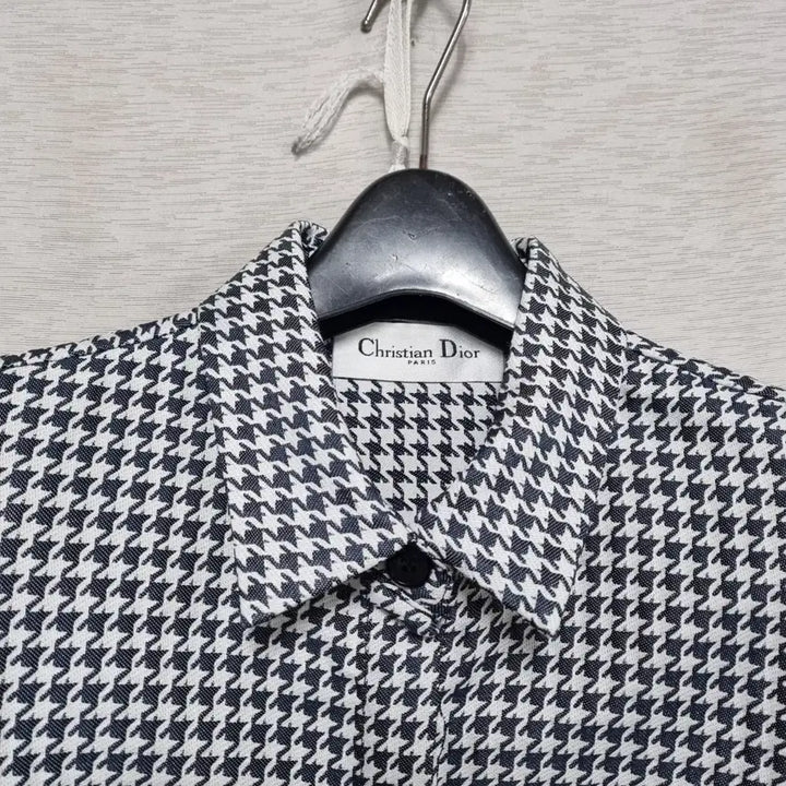 [BUNJANG] Christian Dior Jacquard Dress Houndstooth Pleated Skirt / ㅡ 크리스찬 디올 자가드 원피스 여44-슬55ㅡ0331