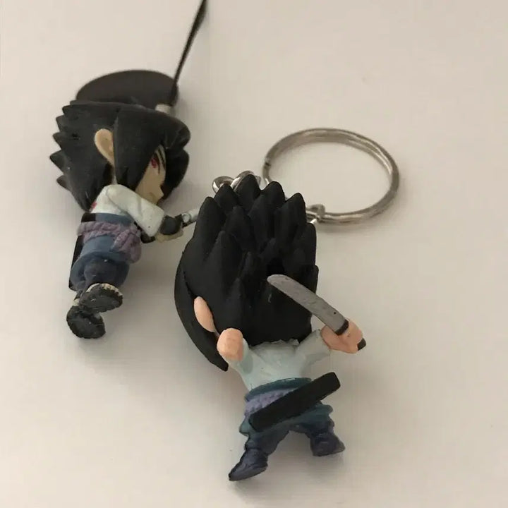 [SOLD OUT] 일괄) 나루토 사스케 SD 캐릭터 피규어 키링 스트랩 고전