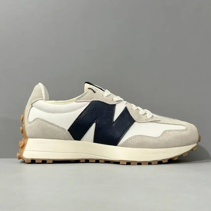 [BUNJANG] New Balance 327 White Black Sneakers (Size: 240) / 뉴발란스 327 화이트 블랙 스니커즈 사이즈:240