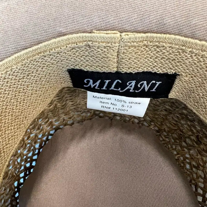 [BUNJANG] Straw Fedora Hat with Black Ribbon / 밀짚 페도라 햇 블랙 리본 장식 모자