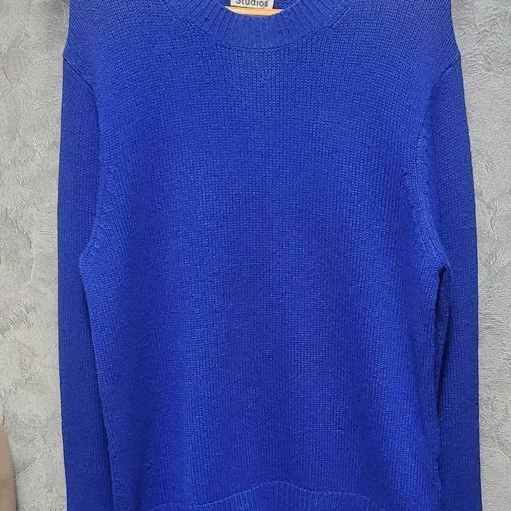 [BUNJANG] Acne Studios Blue Knit Sweater / 아크네 스튜디오 블루 니트 스웨터