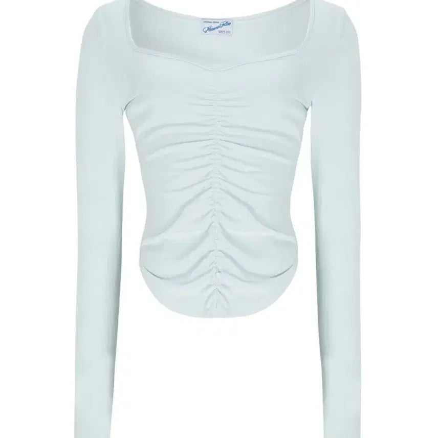 [BUNJANG] Please No Follow Baby Blue Long-Sleeved Top / [단종템] 플리즈노팔로우 플노팔 달린탑 긴팔 Baby Blue