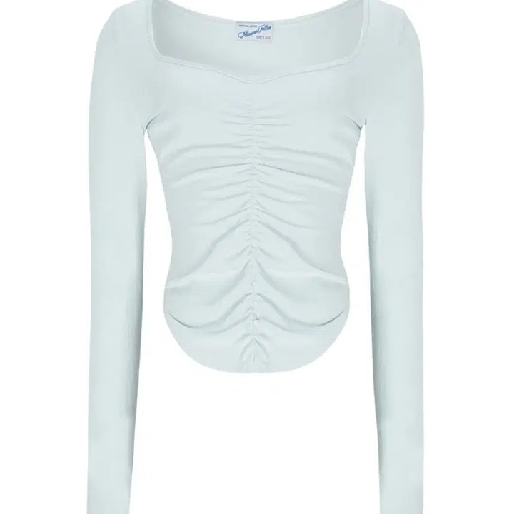 [BUNJANG] Please No Follow Baby Blue Long-Sleeved Top / [단종템] 플리즈노팔로우 플노팔 달린탑 긴팔 Baby Blue