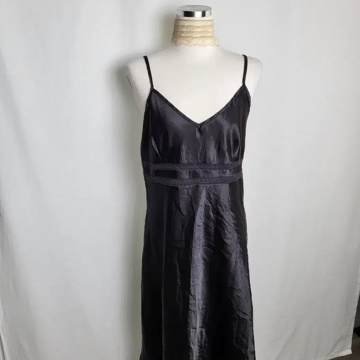 [BUNJANG] Vintage Satin Silk Slip Dress / 빈티지 새틴 실크 슬립 원피스