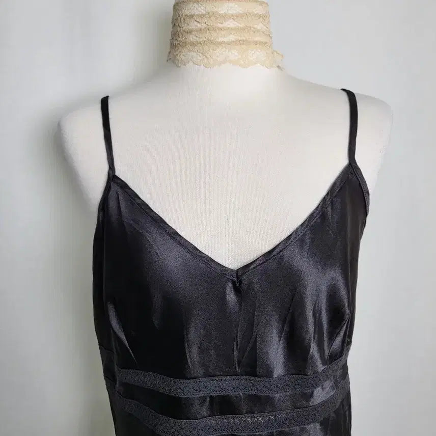 [BUNJANG] Vintage Satin Silk Slip Dress / 빈티지 새틴 실크 슬립 원피스