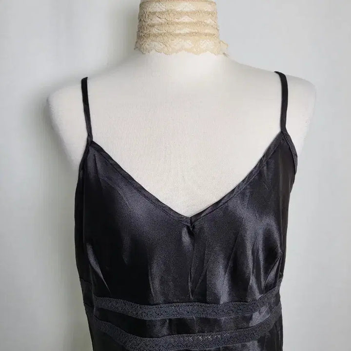 [BUNJANG] Vintage Satin Silk Slip Dress / 빈티지 새틴 실크 슬립 원피스