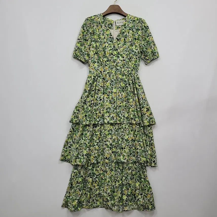 [BUNJANG] Alice Floral Ruffle Long Dress / 블랙프라이데이 플라워 캉캉 원피스/프리/앨리스/828