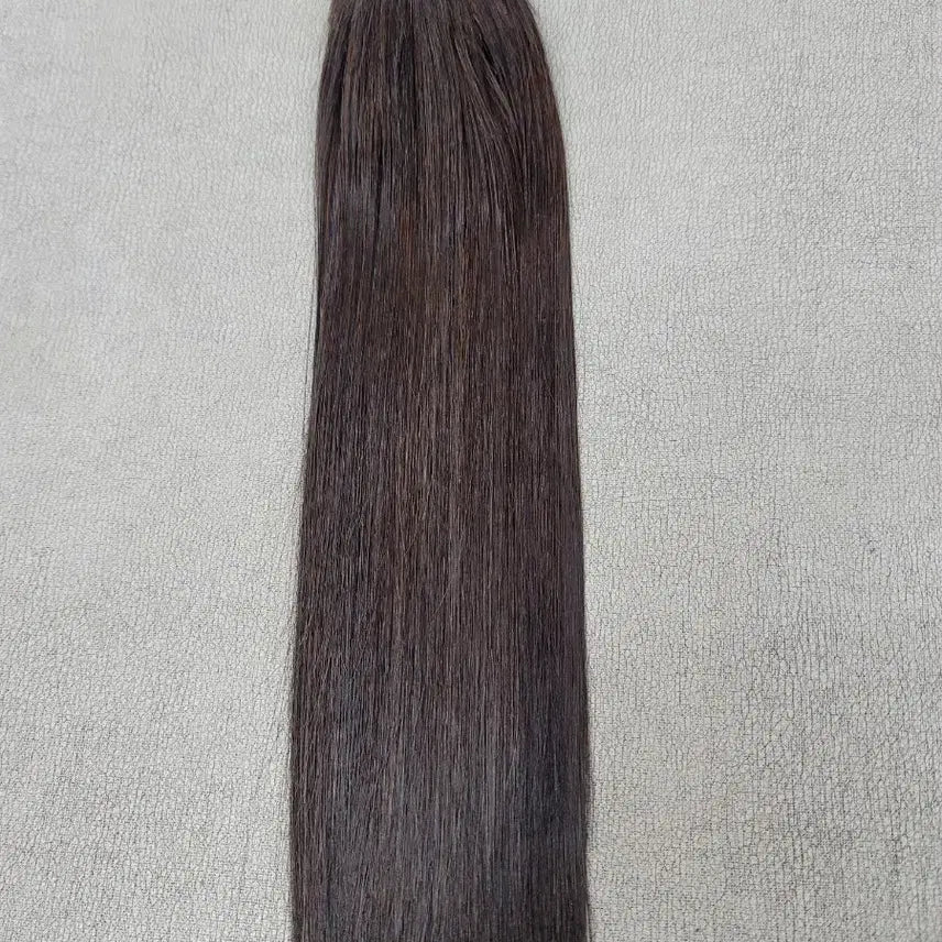 [BUNJANG] Natural Hair Extensions 15 Inch 210 Strands / 붙임머리 노팁천연모 15인치 210가닥