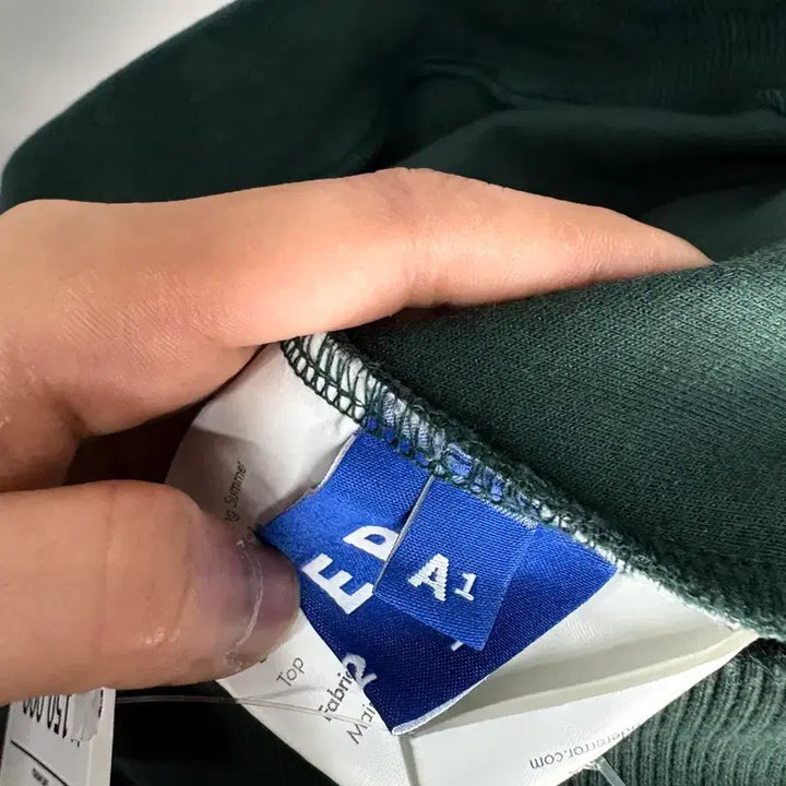 [BUNJANG] ADER Error Vader Sweatshirt / 아더에러 다크그린 멀티 패치로고 베이더 스웻셔츠 A3701