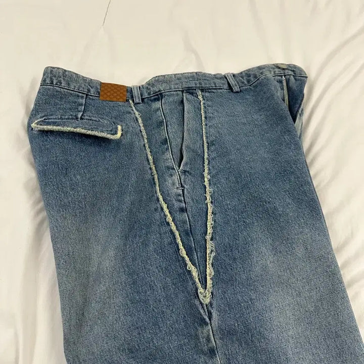 [BUNJANG] Lemard Low-Cut Denim Pants / 르마드 로우컷 데님팬츠