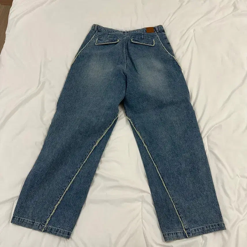 [BUNJANG] Lemard Low-Cut Denim Pants / 르마드 로우컷 데님팬츠