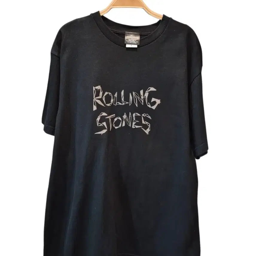 [BUNJANG] Rolling Stones Black Short Sleeve T-shirt / 롤링스톤즈 블랙 반팔 티셔츠