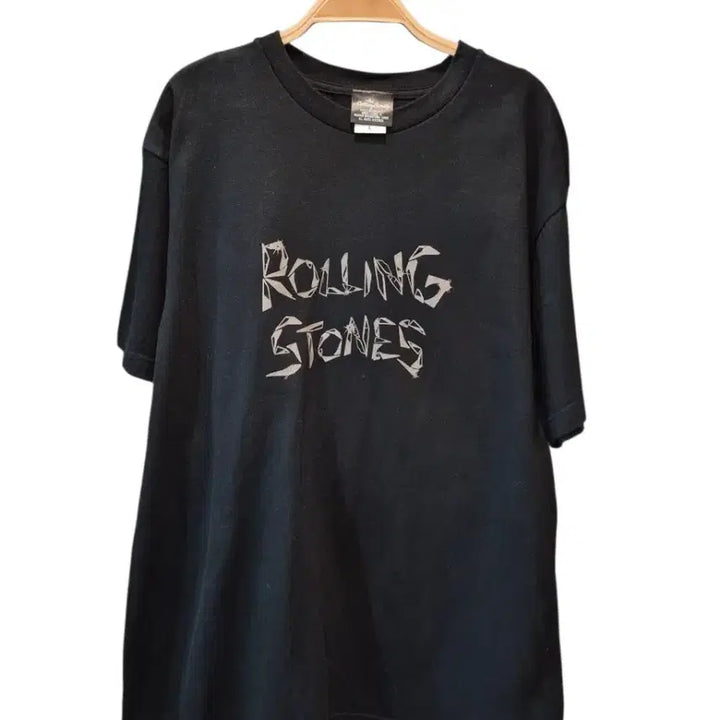 [BUNJANG] Rolling Stones Black Short Sleeve T-shirt / 롤링스톤즈 블랙 반팔 티셔츠