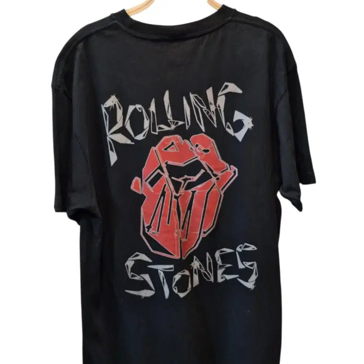 [BUNJANG] Rolling Stones Black Short Sleeve T-shirt / 롤링스톤즈 블랙 반팔 티셔츠