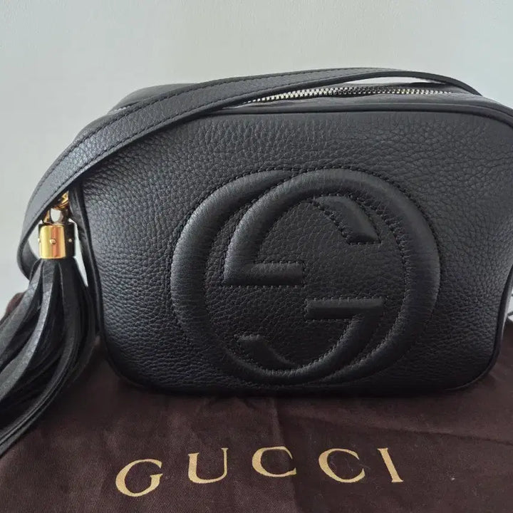 [BUNJANG] Gucci Soho Disco Camera Bag Black / 구찌 소호 디스코 카메라백 블랙 풀구성 / 상태좋음 / 정품